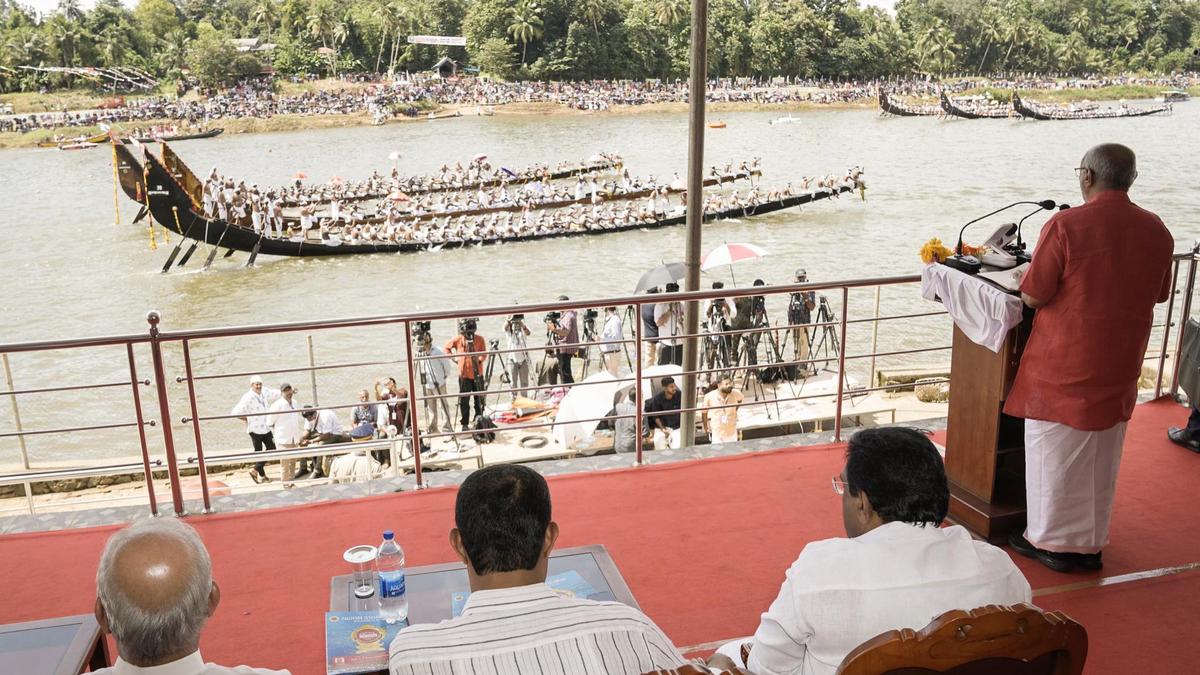अरणमुला नाव दौड़ उपराष्ट्रपति के अनुसार केरल की सांस्कृतिक विरासत का प्रतीक