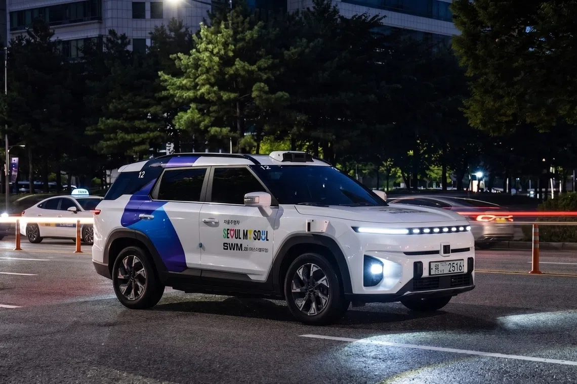 Seoul expands autonomous taxi fleet in Gangnam district