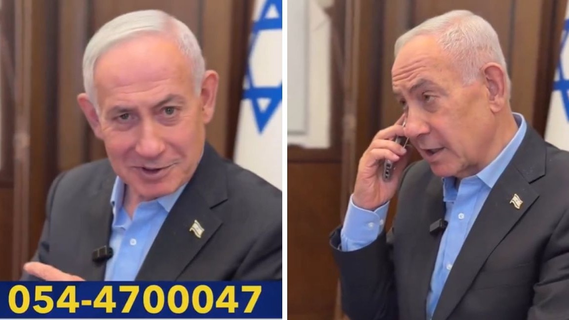 Netanyahu Shares Personal Phone Number, Invites Direct Public Contact