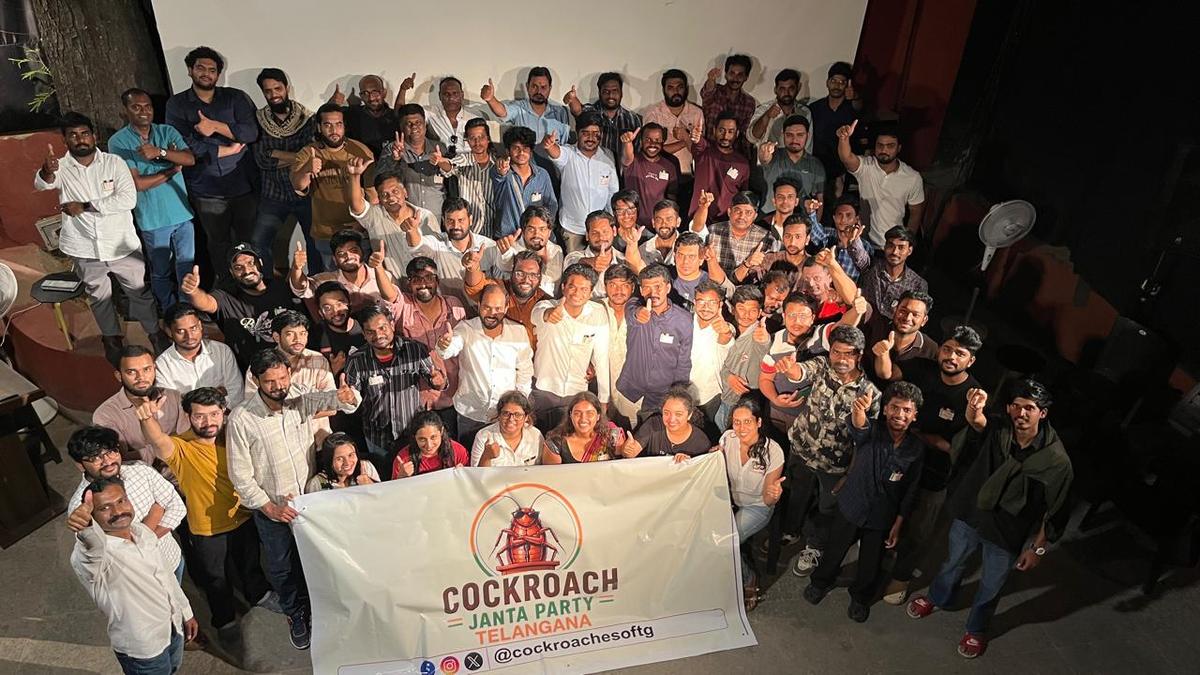 कॉकरोच जंता पार्टी तेलंगाना में मतदाता सूची से हटाए गए नामों पर केंद्रित
