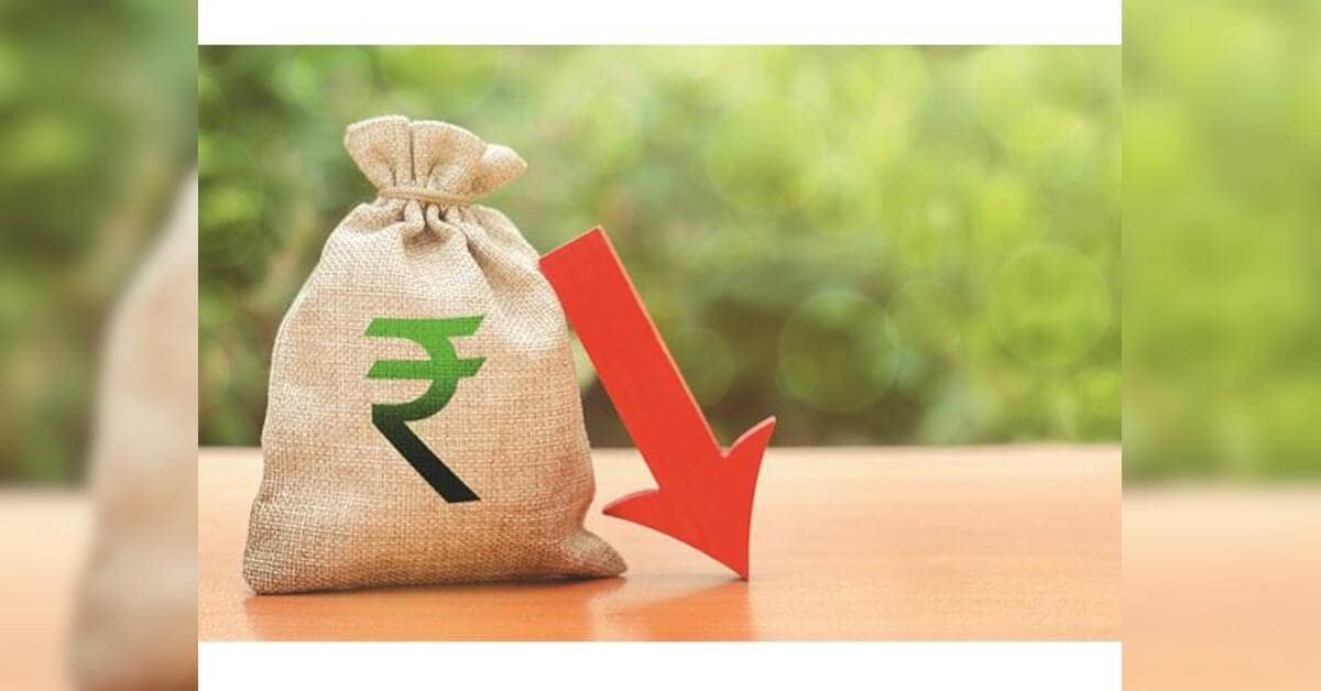 रुपया 95.96 पर गिरा, जुलाई के बाद सबसे बड़ी गिरावट