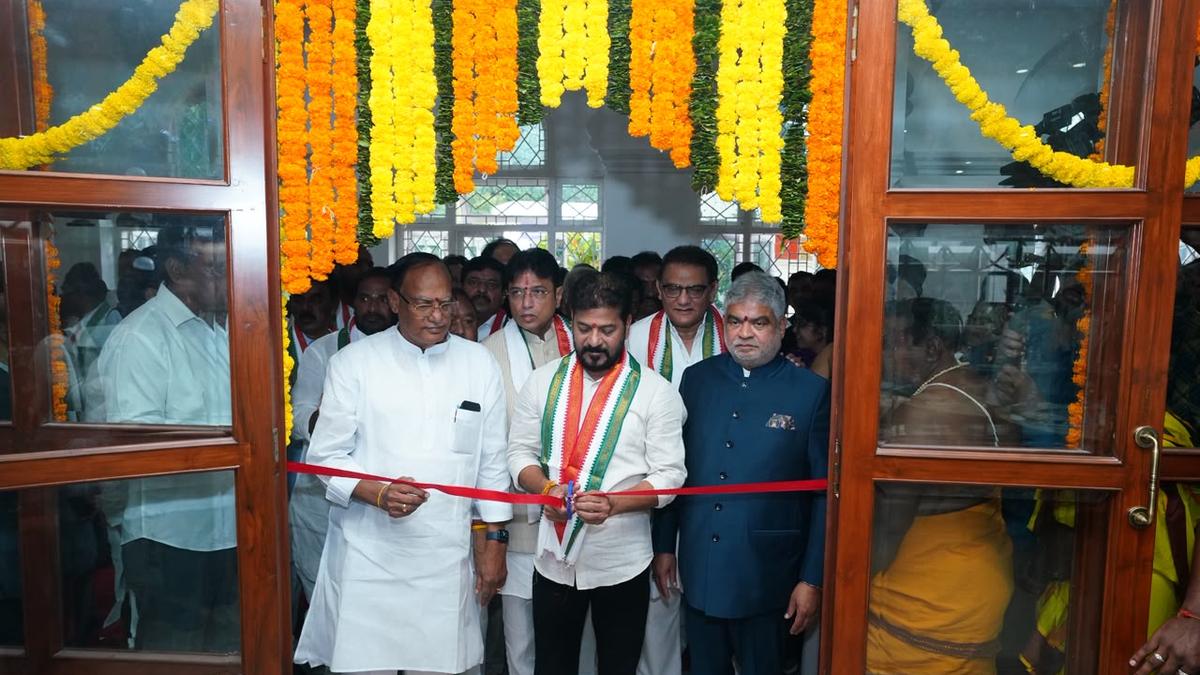 Telangana CM inaugurates new central hall at state assembly