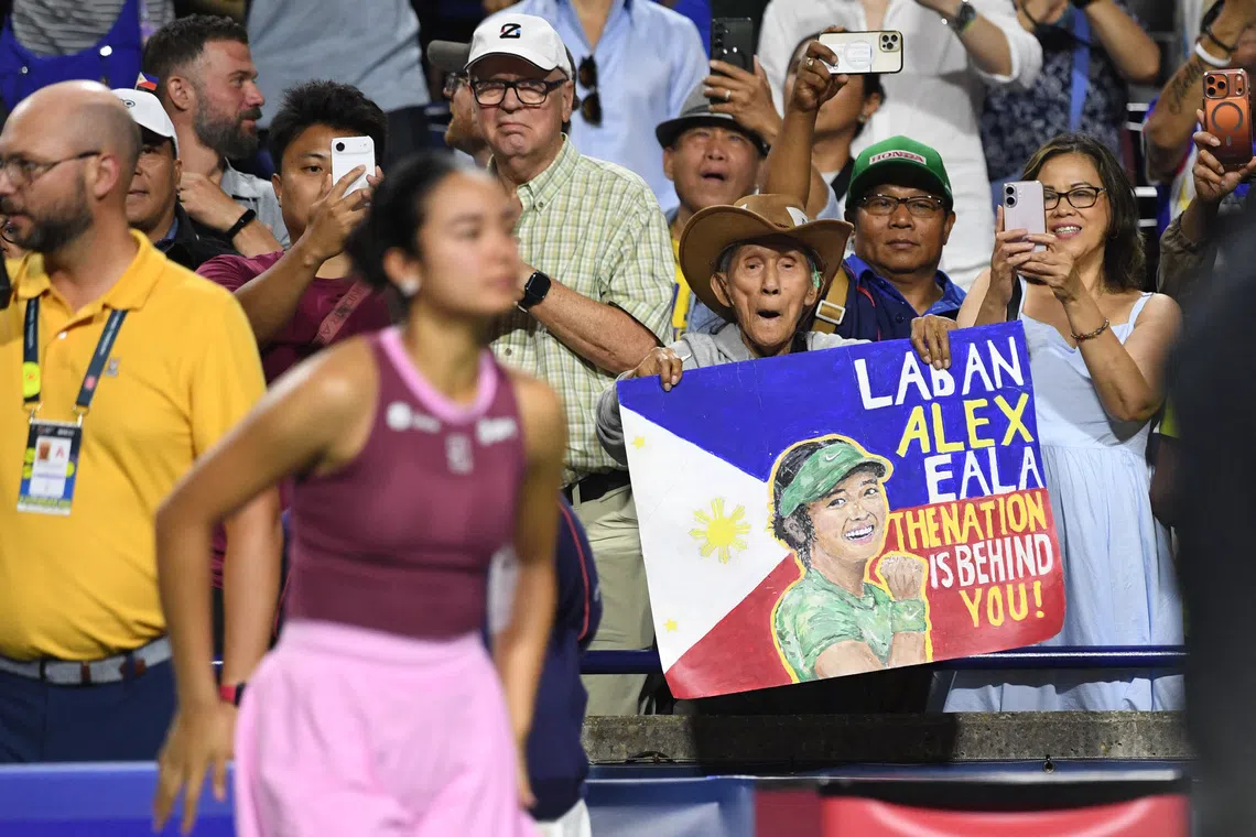 Filipino tennis star Eala advances in Nagoya despite weather disruptions