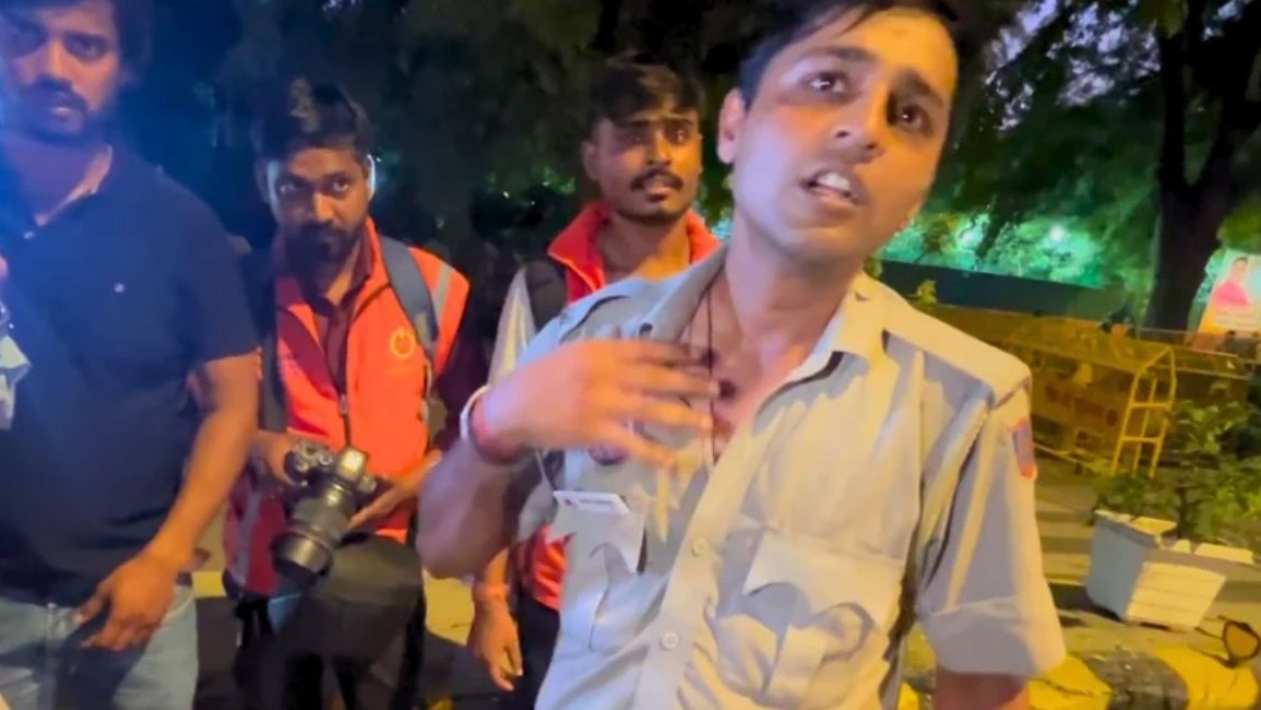 जंतर-मंतर प्रदर्शन में पुलिसकर्मी पर हमले की जांच में दिल्ली पुलिस