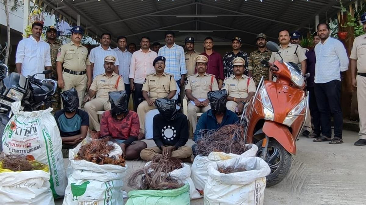 Chittoor police bust copper wire theft racket, arrest four