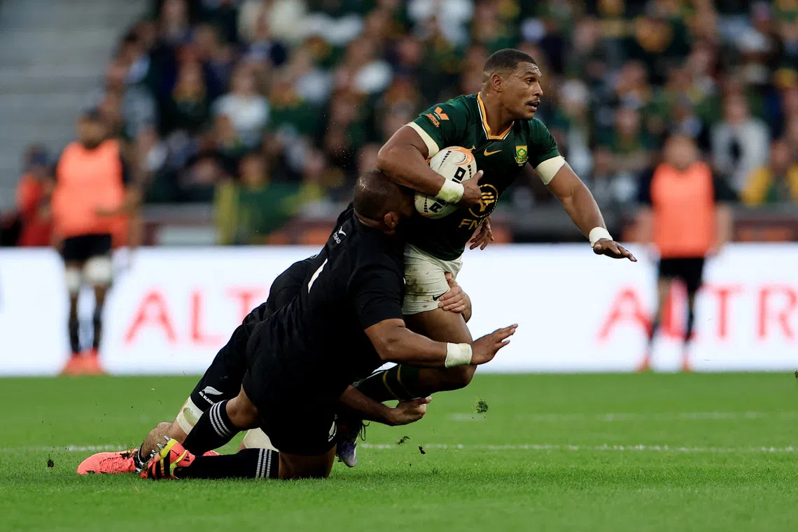 Springboks shuffle lineup for final All Blacks test in Baltimore