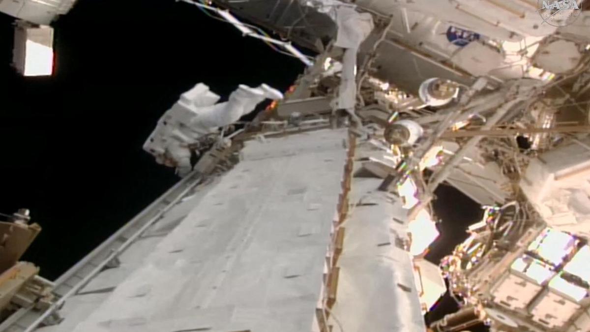Indian astronaut Menon, French colleague conduct ISS spacewalk