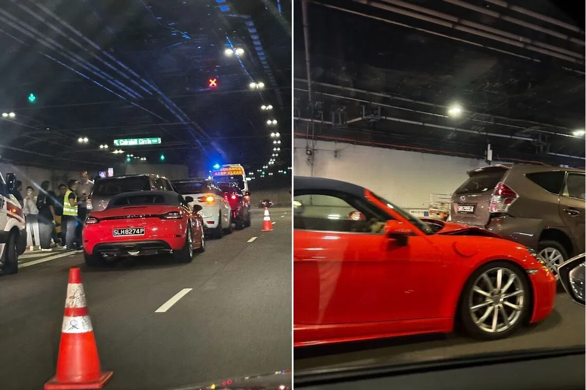 Four hospitalised following multi-vehicle collision on CTE
