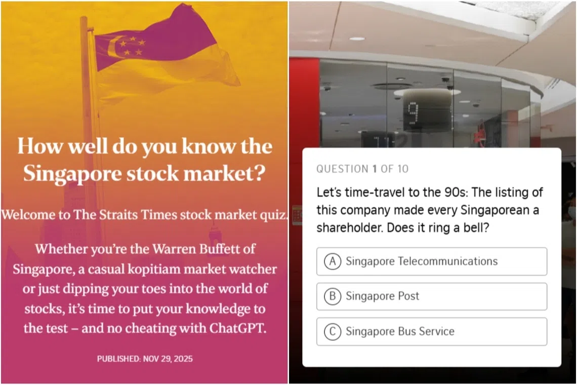 Straits Times journalists recognised for interactive stock market storytelling