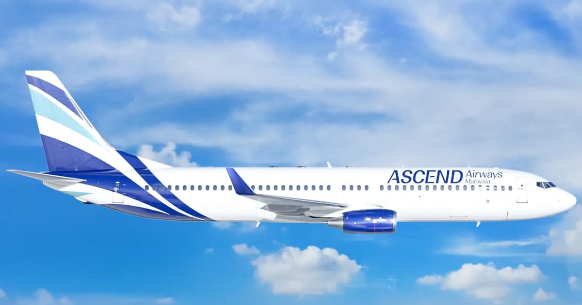 Ascend Airways Malaysia terima kelulusan CAAM untuk operasi penerbangan komersial