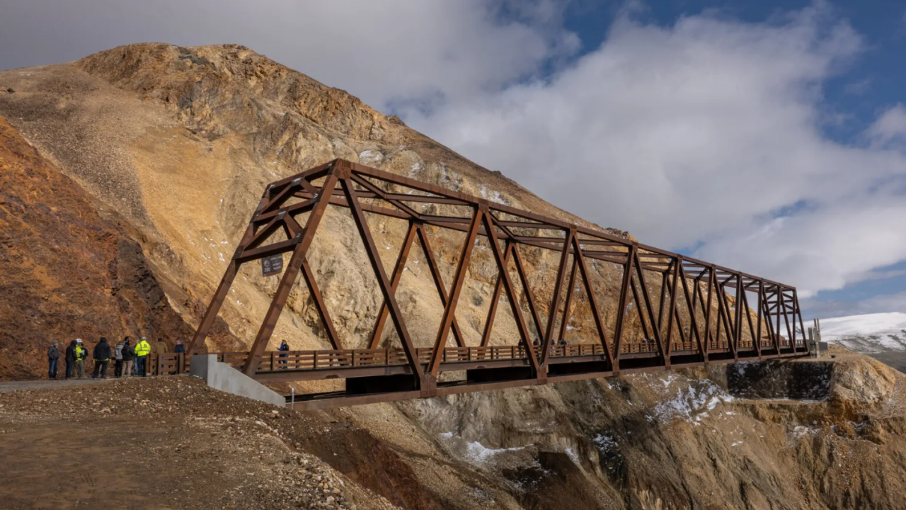 Alaska's Denali Park opens new bridge after devastating 2021 landslide