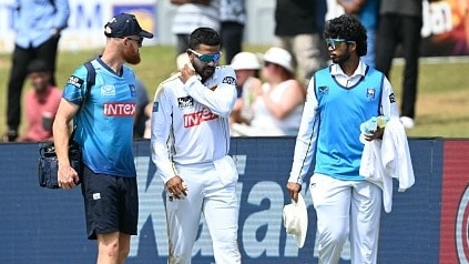 Sri Lankan batsman Chandimal hospitalized after fall during Galle Test