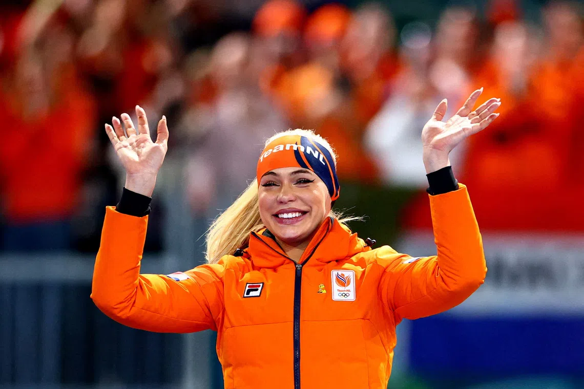 Olympic speed skater Leerdam takes season off but rules out retirement