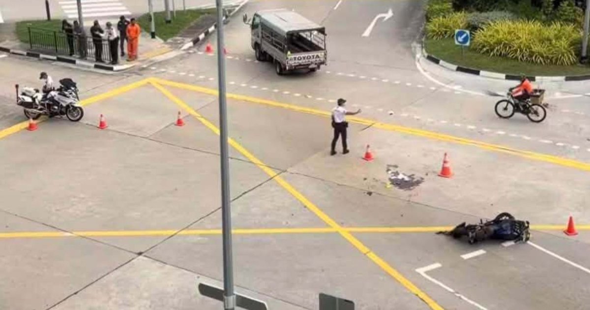 Motorcyclist, 30, killed in collision with lorry near West Coast Park