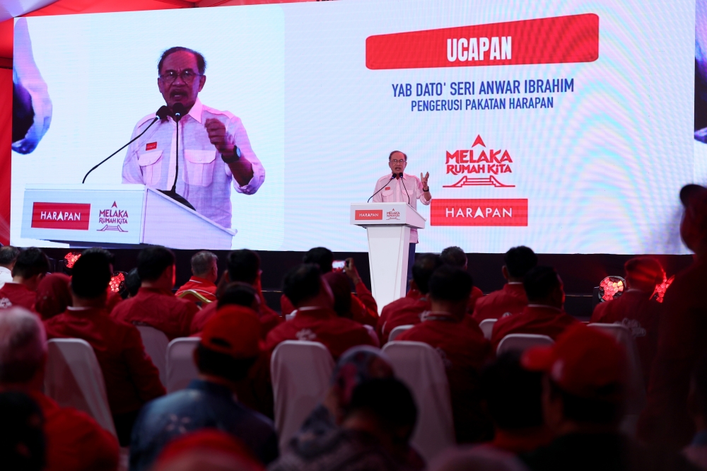Anwar desak rakyat Melaka tolak politik kebencian, bina negara bersama