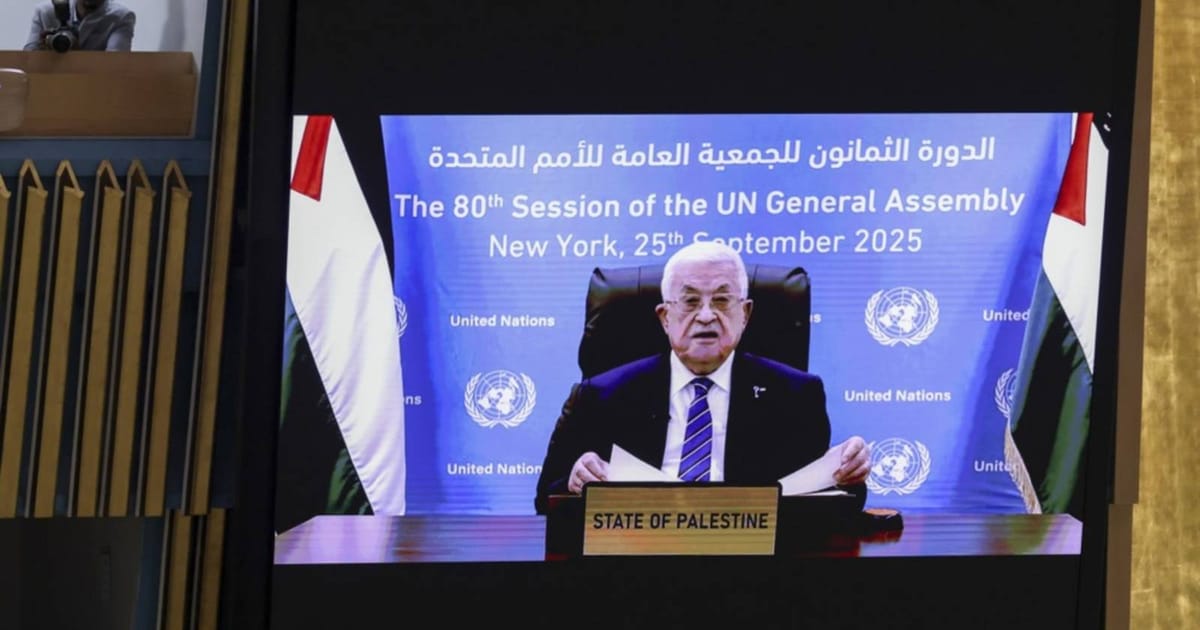 US blocks Palestinian leader Abbas from attending UN General Assembly