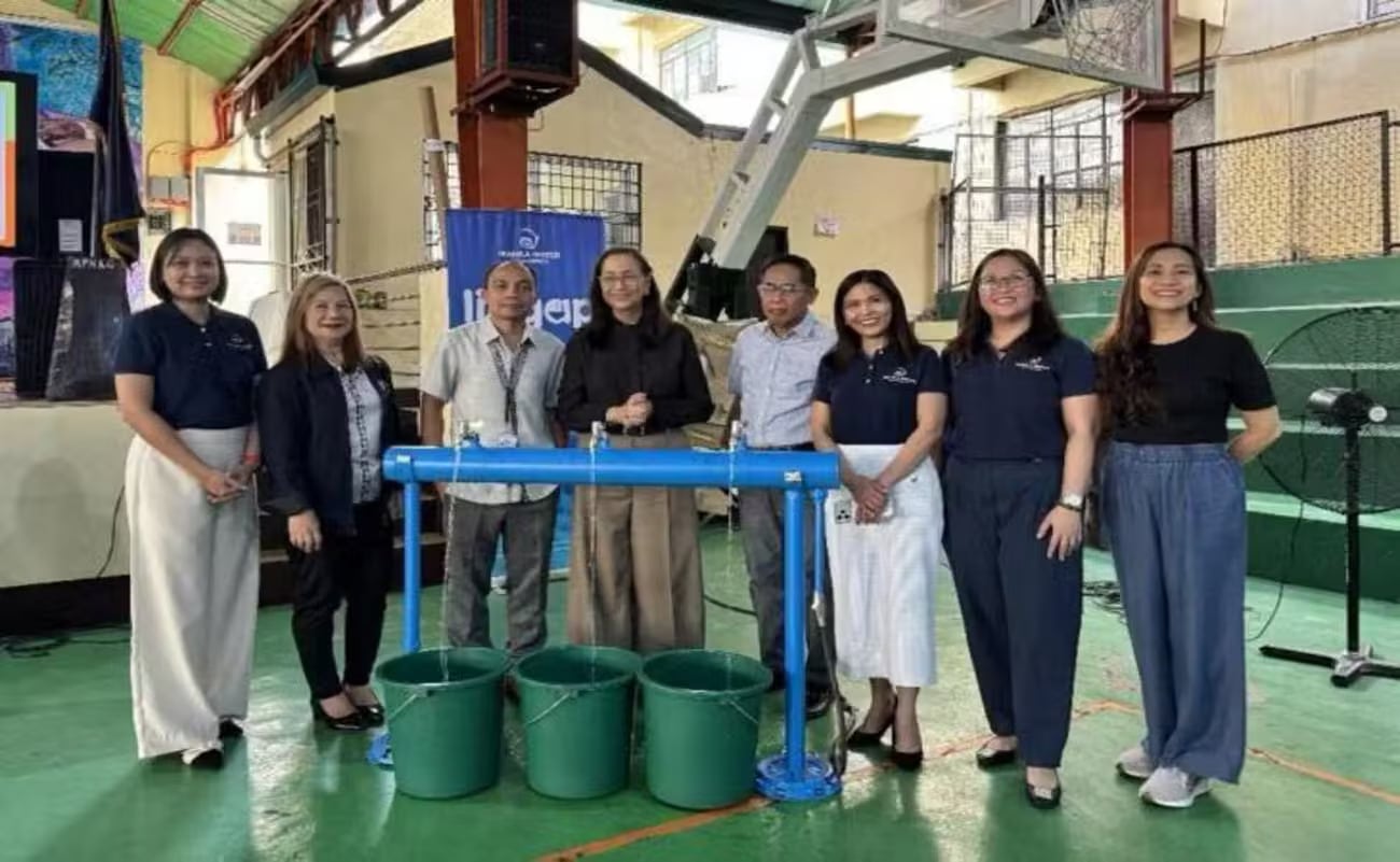 Manila Water Foundation upgrades water facilities in Mandaluyong on Global Handwashing Day