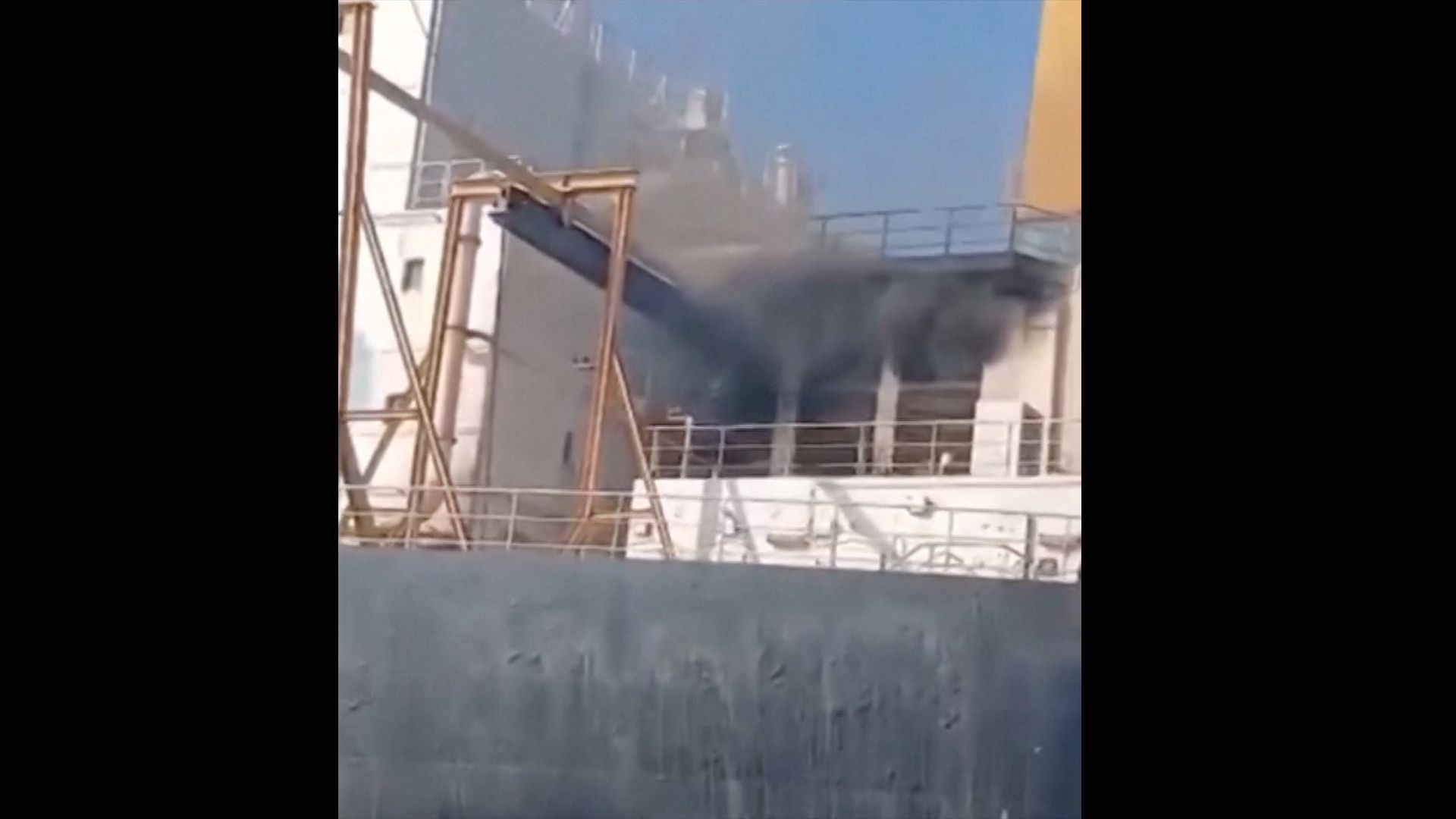 Iran reports four tankers ablaze after mine strikes in Hormuz Strait