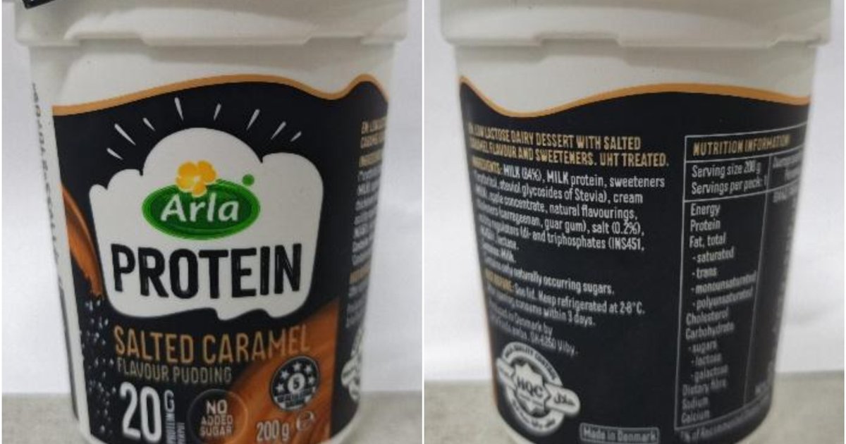 Arla protein pudding recalled over glass contamination risk