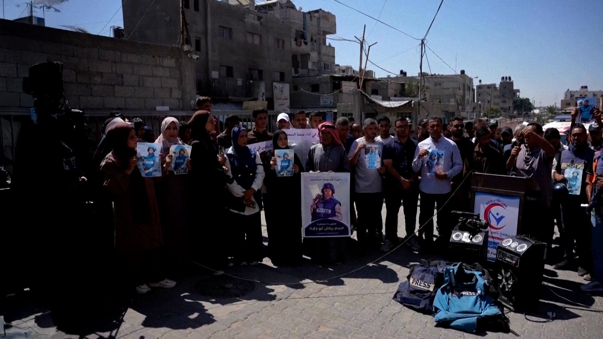 Gaza remembers hospital strike that killed 22 people one year on