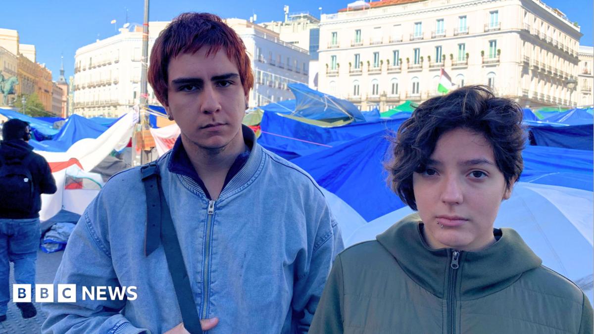 Madrid housing protesters target investment firms amid election crisis