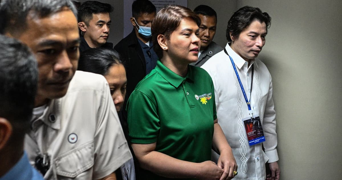Philippine court issues arrest warrant for Vice-President Duterte