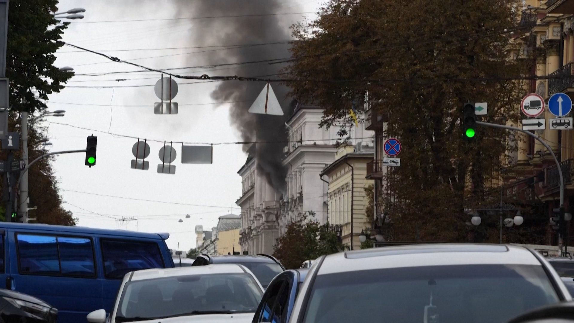 Russian drone strikes Ukraine's main security headquarters in Kyiv