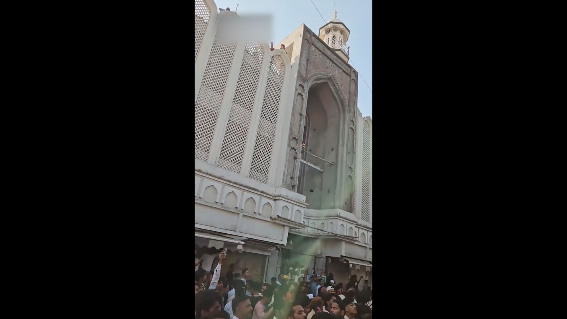 Hundreds protest planned demolition of historic mosque in central India