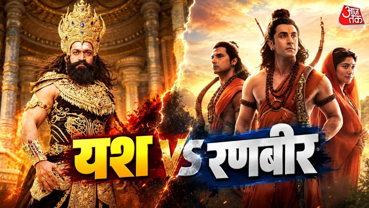 Ranbir Kapoor, Yash Cast as Ram and Ravan in New Ramayan Poster
