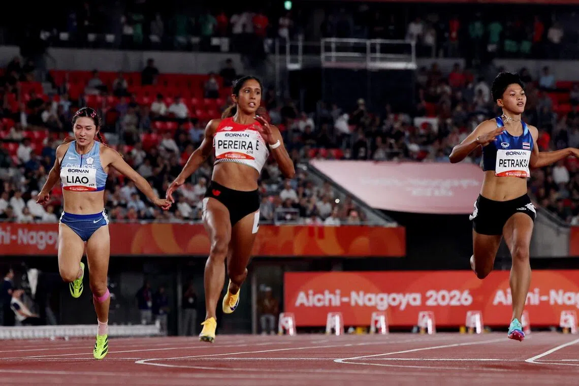 Pereira advances to Asian Games 100m final with fastest semi-final time