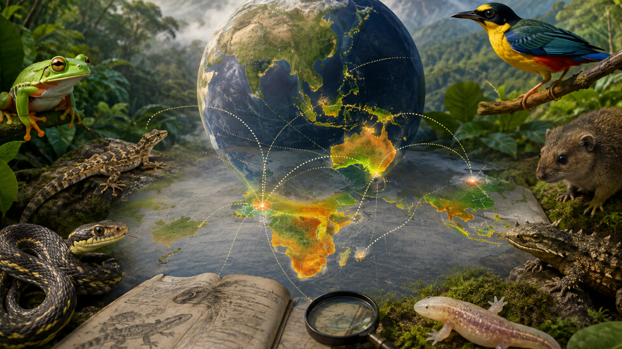 Century of discoveries reshapes global biodiversity hotspot maps