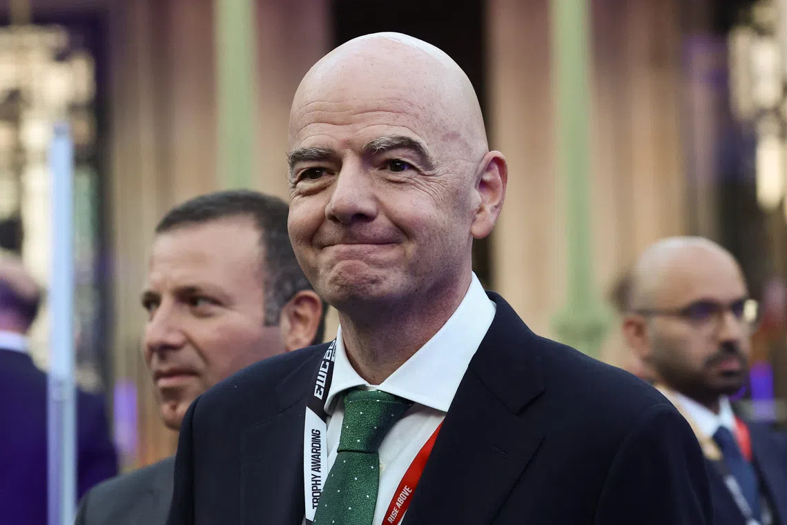 FIFA chief Infantino pushes financial equity as re-election clouds loom
