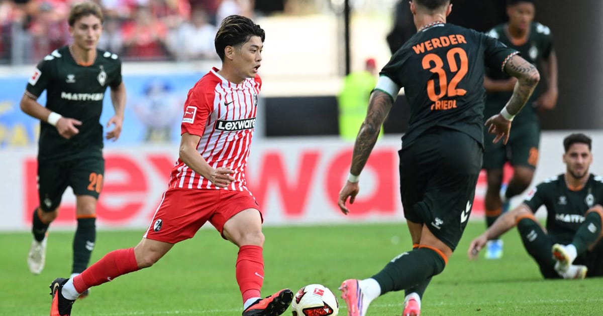 Suzuki Cetak Hat-trick Pertama, Freiburg Hajar Bremen 4-1