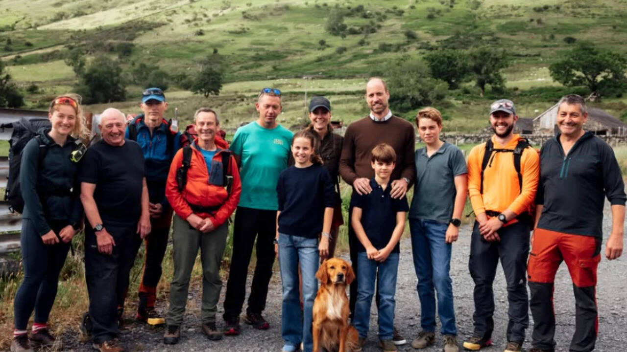 Kate Middleton shares family photo after completing mountain challenge