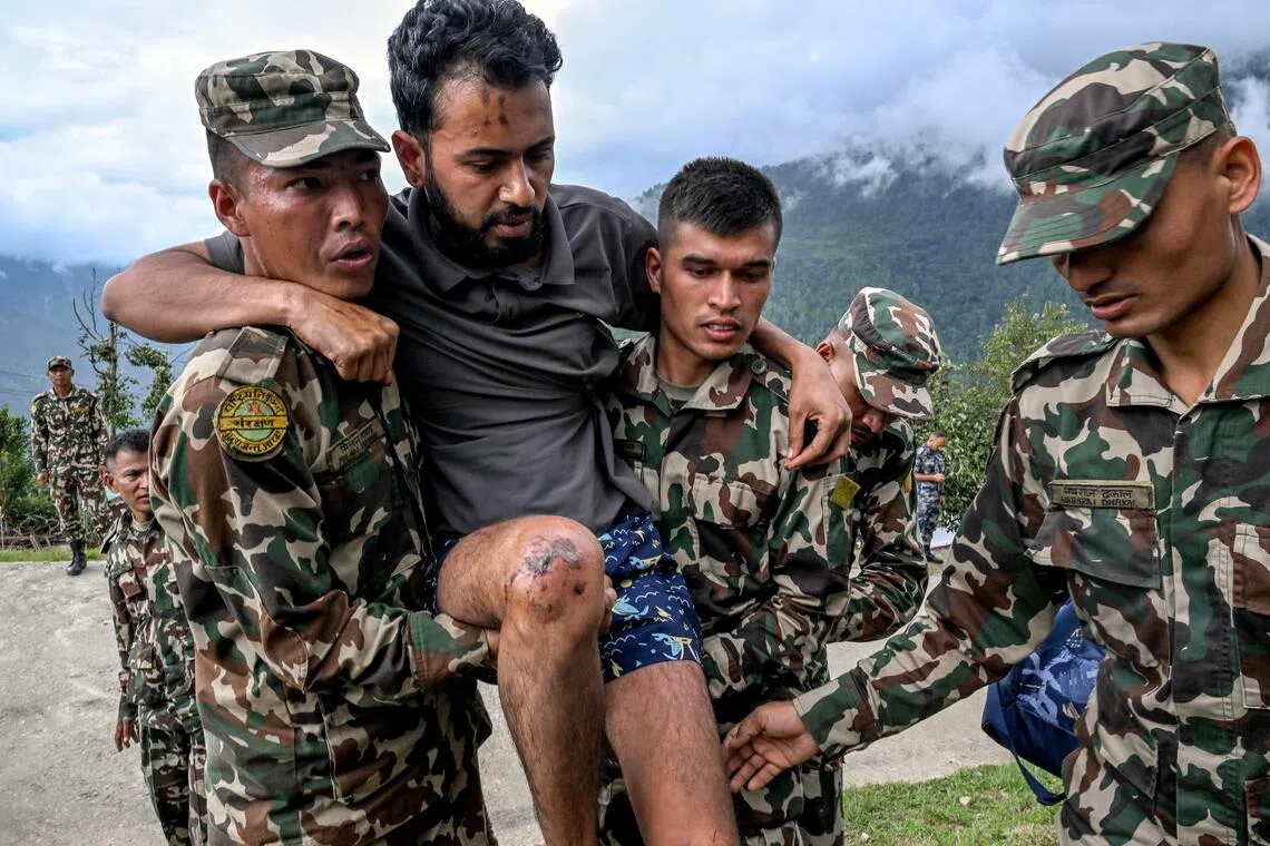Nepal flood survivors recount devastating deluge that swept away homes