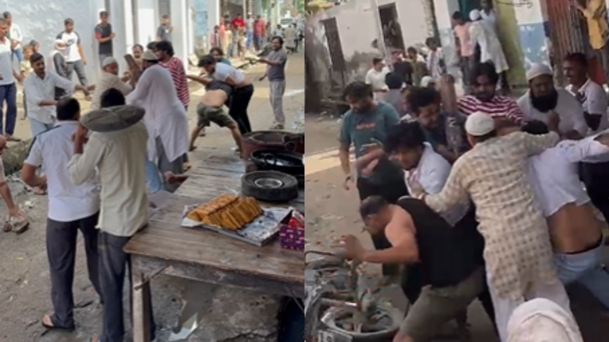 Payment dispute at snack shop escalates into violent street brawl in UP