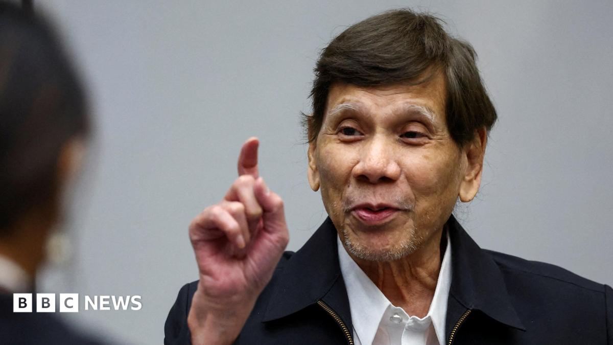 Duterte appears at ICC for crimes against humanity trial