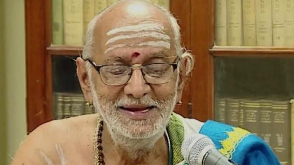 Sanskrit Scholar Mahamahopadhyaya R. Krishnamurthy Shastri Dies in Chennai