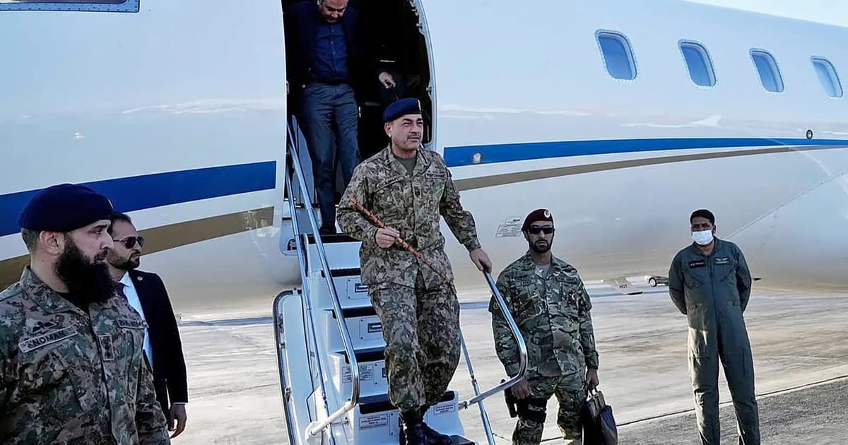 Pakistan's army chief to visit Iran amid regional peace efforts