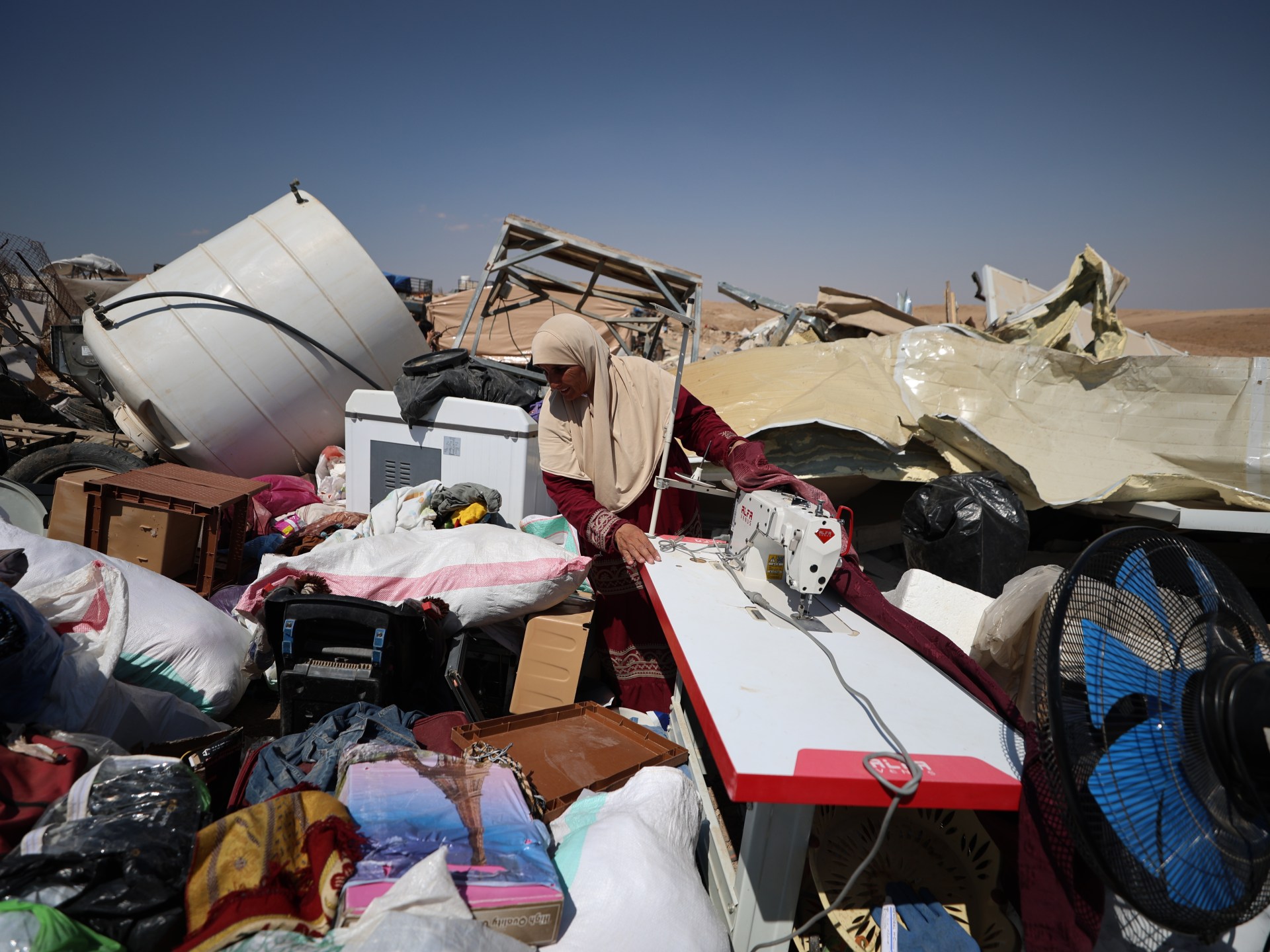 West Bank villagers pledge to rebuild after Israeli demolition