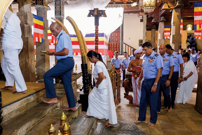 Sri Lanka Air Force celebrates 75 years with religious observance in Kandy