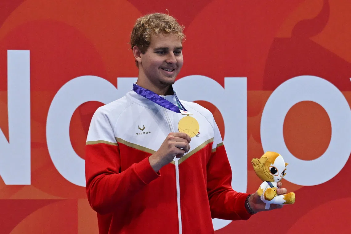 Russian-born swimmer Arkhangelskiy claims Asian Games gold for Bahrain