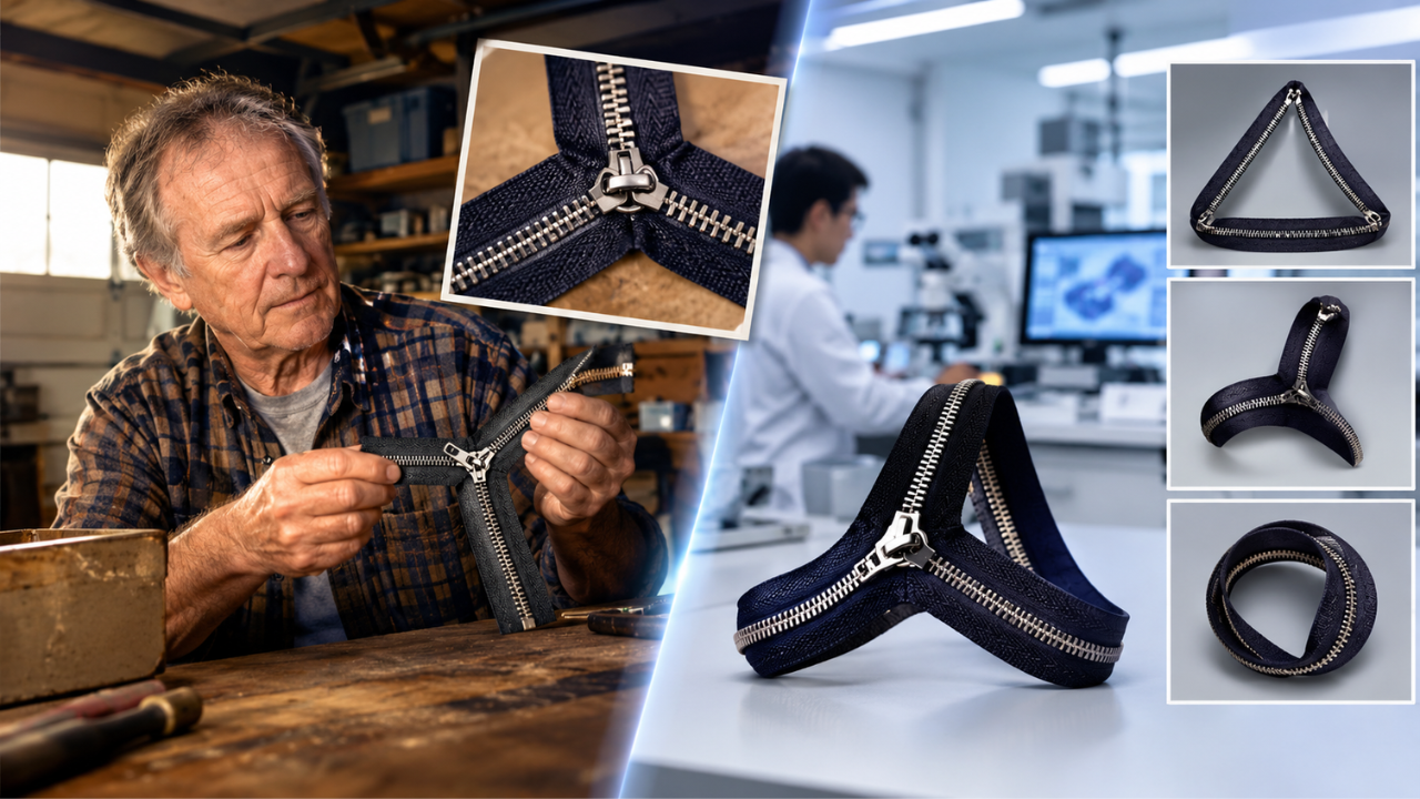 MIT researchers resurrect forgotten three-sided zipper innovation