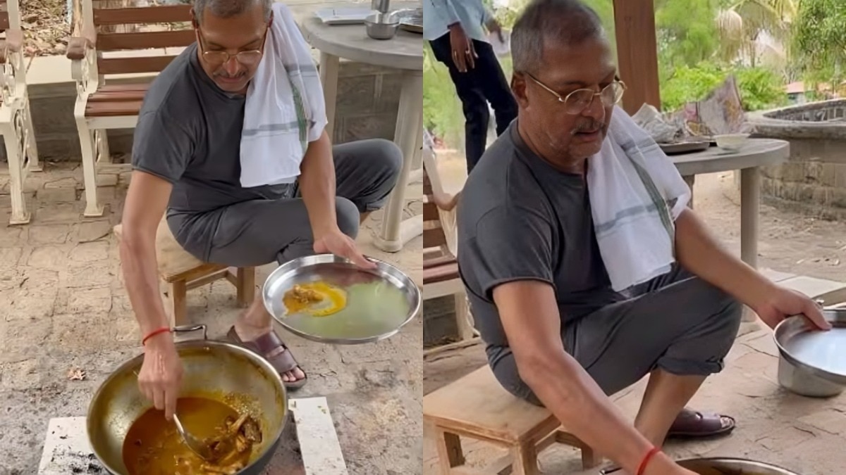 फिल्म शूटिंग में नाना पाटेकर बने शेफ, 42 मसालों से बनाई विशेष डिश