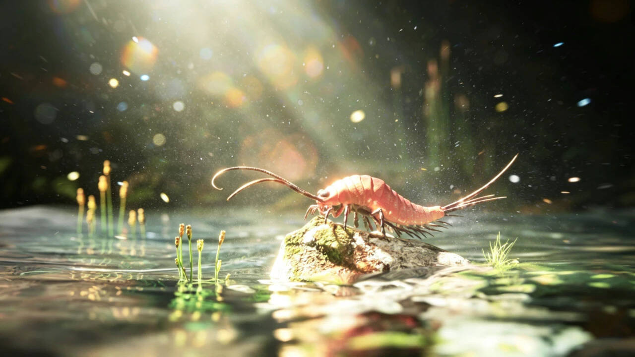 Ancient insect fossil reveals aquatic-to-land evolutionary transition
