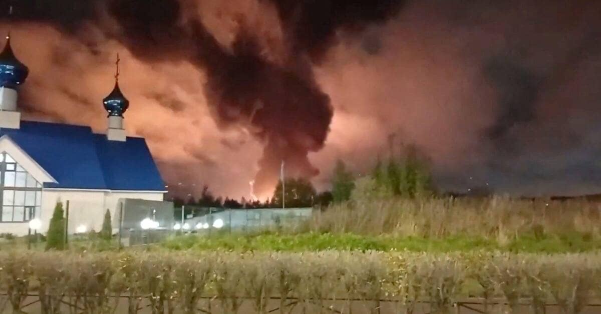 Ukraine launches massive drone strike on Russian oil facilities