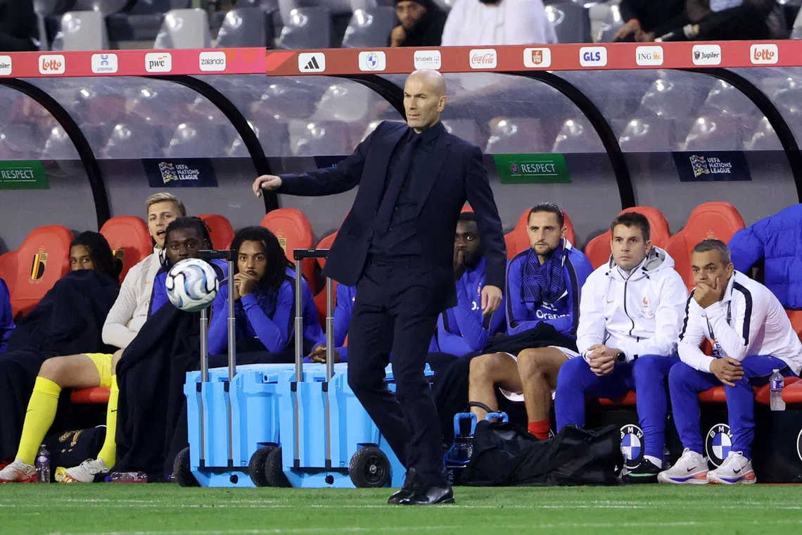 France's depth shines in Belgium victory under new coach Zidane
