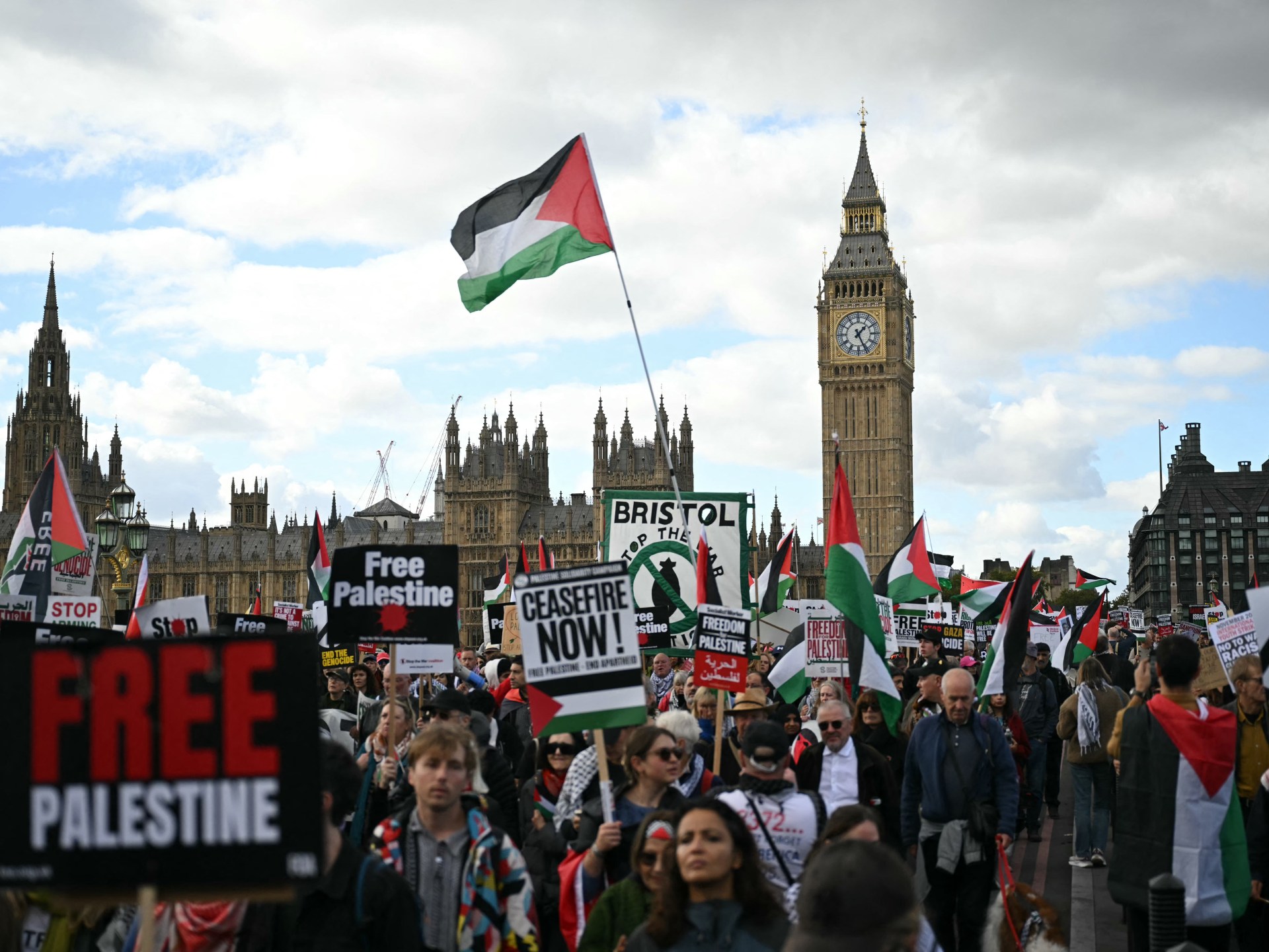 Massive pro-Gaza rallies sweep major European cities