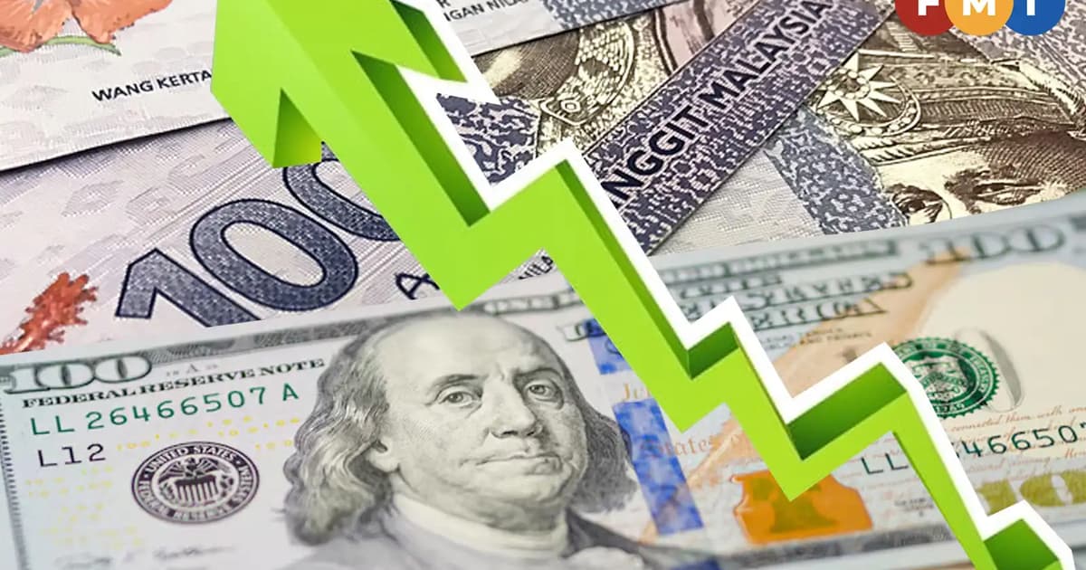 Ringgit strengthens against dollar as Fed rate hike outlook softens