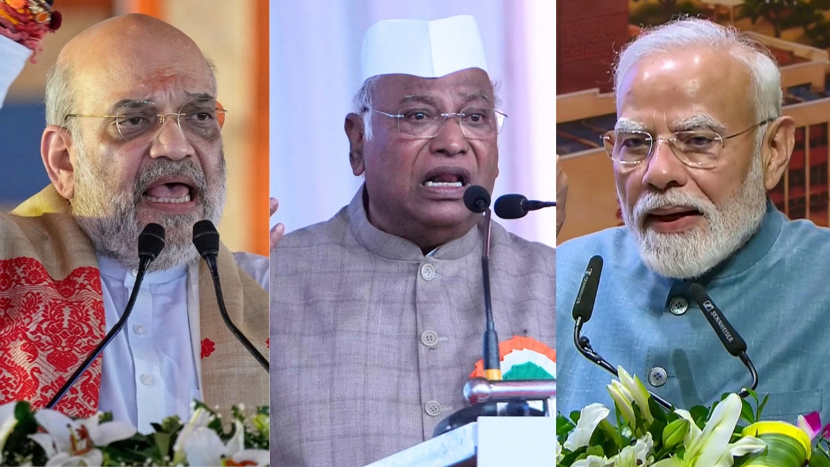 खड़गे के विवादित बयान पर भड़की बीजेपी, अमित शाह ने कांग्रेस को घेरा